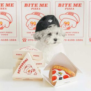 BITEME Dog Pizza Toy Sound Toy
