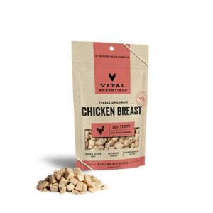 VitalEssentials VE Dog Chicken Breast Snacks Air-Dried Teething Snacks 2.1oz