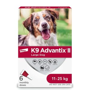 Advantix II dog external anthelmintic can repel ticks 11-25 kg dogs only