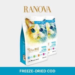 Ranova cod fish freeze-dried snacks for cats and dogs 30g