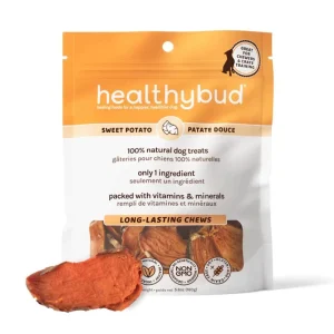 Healthybud sweet potato snacks no added air-dried snacks human edible grade flexible and chewy 330g