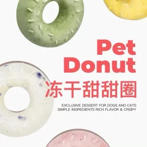 Meat Fierce Pet Donuts Freeze-Dried Snacks Cheese Freeze-Dried Snacks Cats and Dogs Universal