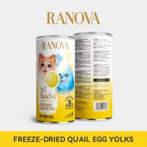 Ranova Freeze Dried Quail Egg Yolk For Dog & Cat - 80g