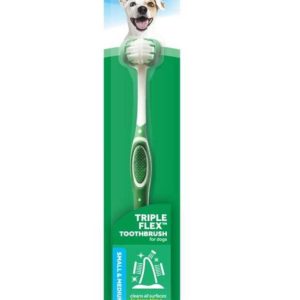 Tropiclean Fresh Breath Triple Action Toothbrush for Dogs