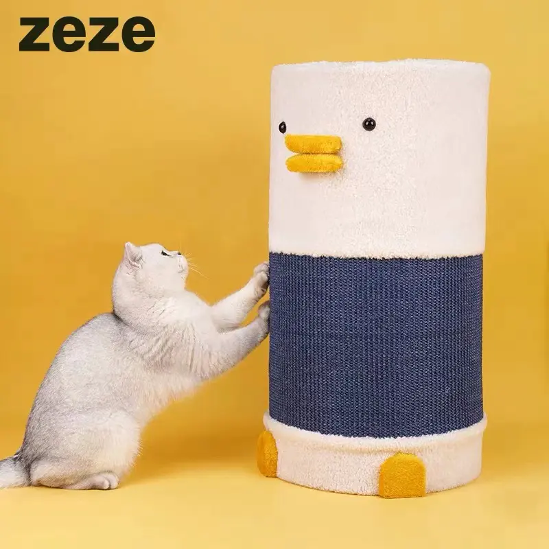 ZEZE duck sisal bucket super practical cat scratching board cat climbing frame 1 IMG 7235