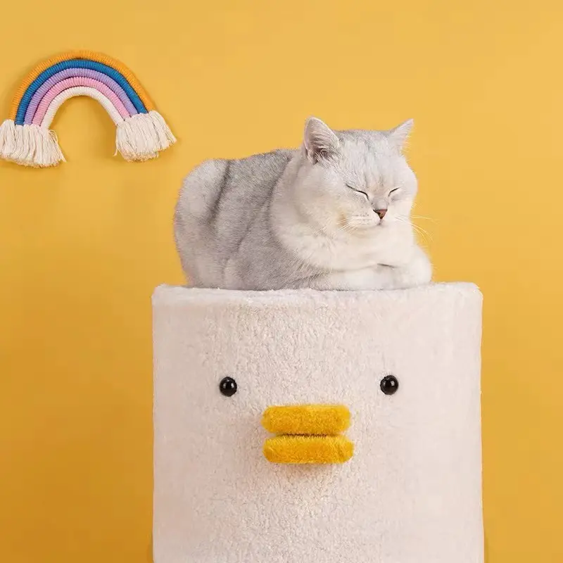 ZEZE duck sisal bucket super practical cat scratching board cat climbing frame 2 IMG 7236