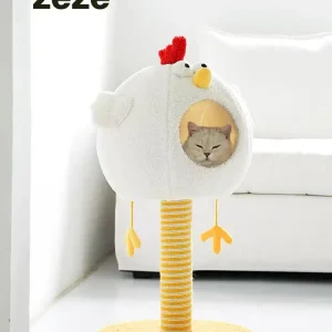 ZEZE Chicken Shape Cat Climbing Frame Cat Nest