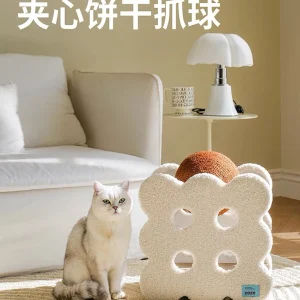 ZEZE caramel sandwich biscuit three-dimensional cat scratching board protects furniture from wear and scratching