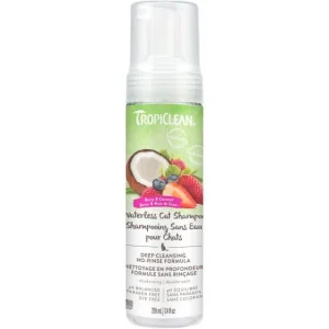 Tropiclean Cat Shampoo Deep Cleansing Berry Coconut Oil