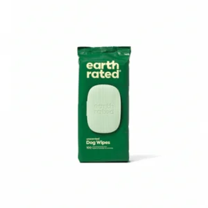 Earth Rated Dog Wipes Alcohol Free Contains Aloe Vera/Shea/Chamomile/Cucumber Moisturizing Cleansing