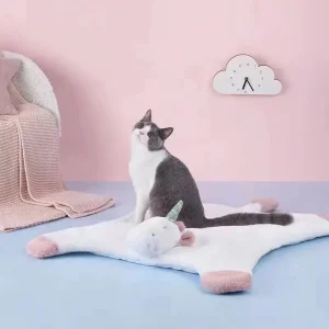ZEZE White Unicorn Mat Warming Mat