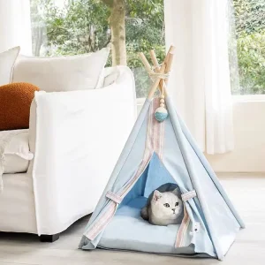 ZEZE Rainbow Tent Cat Bed