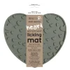 Dexypaws dog licking plate is durable, waterproof and dirt-proof and can be adsorbed on the wall. Green love plate