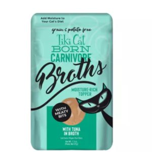 Tiki Cat® Born Carnivore® Broths Wet Cat Food Topper - Non-GMO, Grain Free, 1.3oz