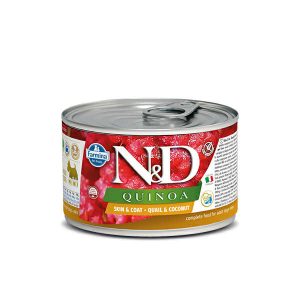 Farmina N&D Quinoa Functional Canine Mini Wet Food - Skin & Coat Quail