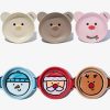 Korean BridgeDog ceramic tableware bear plate Christmas limited double-ear bowl cat bowl dog bowl
