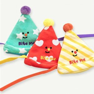 BITEME Korean Pet Holiday Hat Birthday Hat 3 Pack