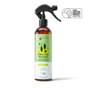 Kin+Kind Pet Anti-Tick Spray is safe and non-toxic, a must-have in summer