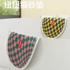 ZEZE Abstract Plaid Cat Litter Mat Placemat