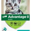 Advantage II cat external anthelmintic for kittens and small caát