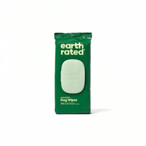 Earth Rated Dog Wipes Alcohol Free Contains Aloe Vera/Shea/Chamomile/Cucumber Moisturizing Cleansing