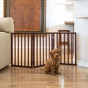 Pet fence foldable fence white