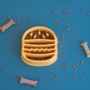 ZIPPYPAWS Dog Slow Food Plate Hamburger Shape Slow Food Plate