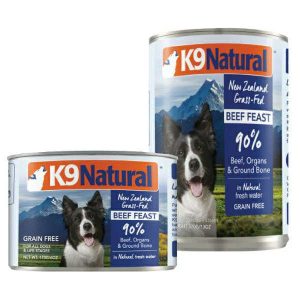 K9 Natural Hoki & Beef Feast Dog Wet Food 13oz