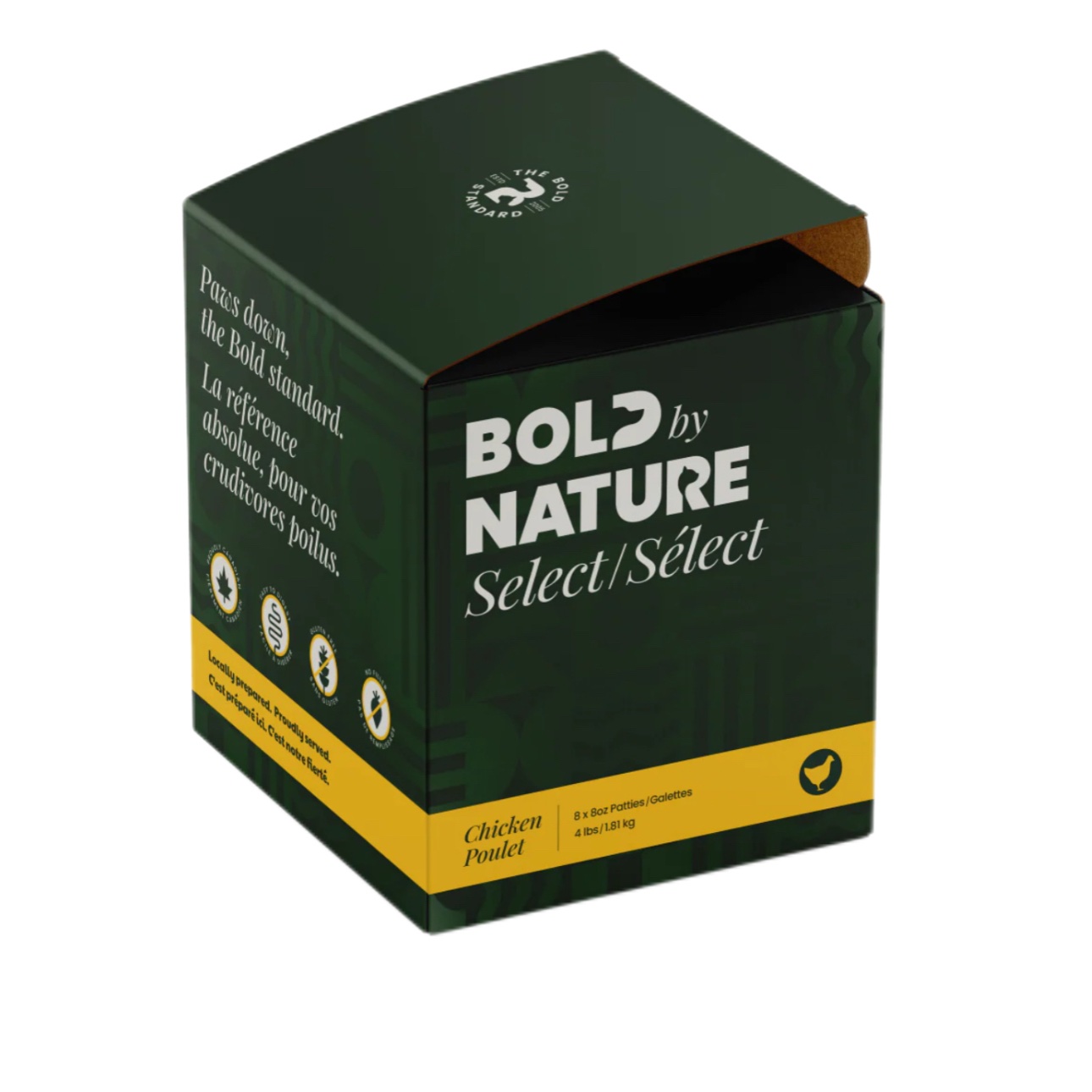 Bold By Nature – Select Chicken Patties Raw Dog Food (only deliver to GTA) 1 img 2601