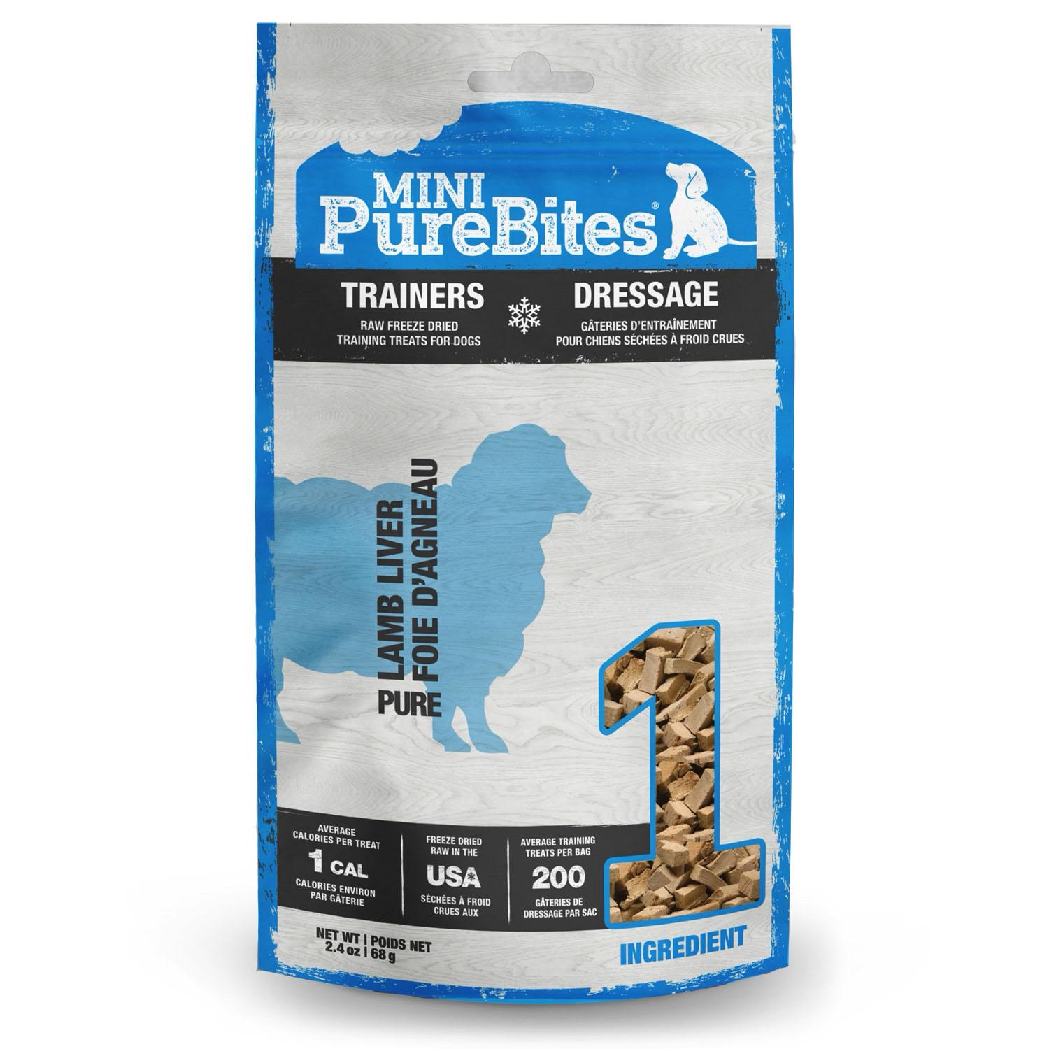 PureBites Mini Trainers Lamb Liver Dog Treats 1 img 2833
